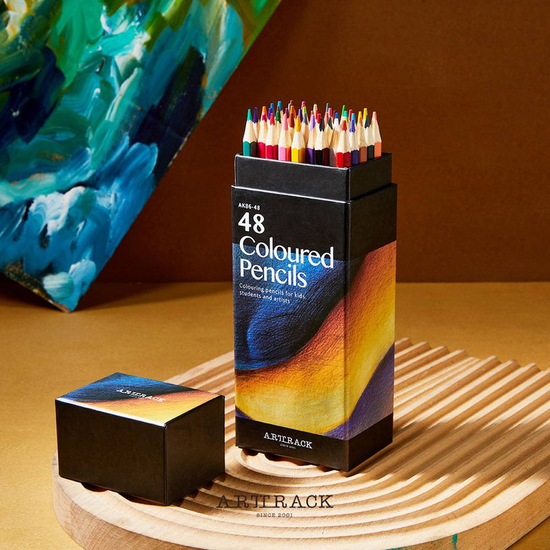 48-Color Premium Colored Pencils Set - Vibrant & Smooth Artist-Grade Drawing Pencils For Kids, Students & Professionals - Ideal For Sketching_voghion.com