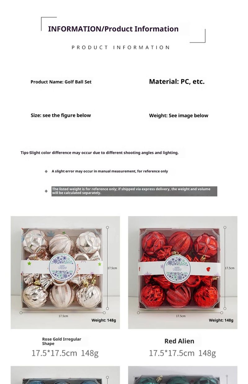 Modern Christmas Ornament Set - Velvet & Metallic Geometric Hanging Balls For Stylish Tree Decor (Red/Green/Gold/Rose Gold, Assorted Shapes)_voghion.com