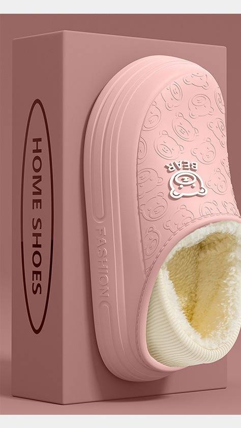 Women's Waterproof Non-Slip Cotton Slippers For Medical/Surgical Use - Indoor Winter Warm House Shoes With Soft Lining_voghion.com