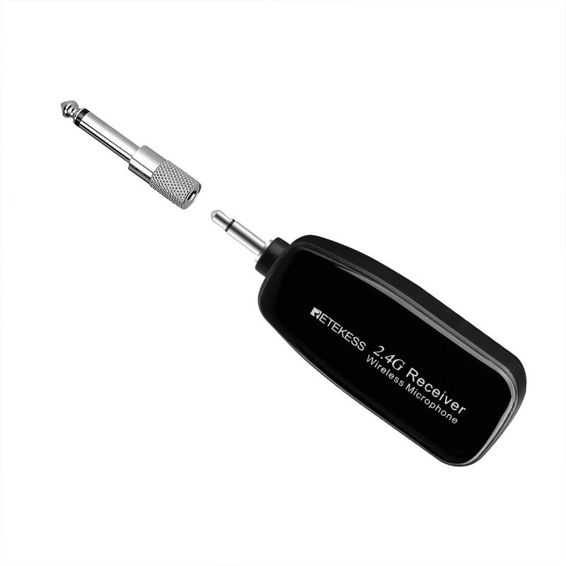 Retekess TT123 2.4G Trasmettitore microfono wireless da testa con ricevitore per amplificatore vocale Tour didattico_voghion.com