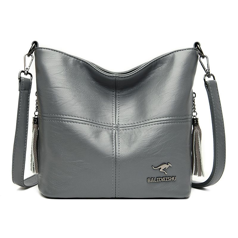 Borsa a secchiello Bali Kangaroo, nuova, da donna, a tracolla, semplice e alla moda, per mamme anziane di mezza età_voghion.com
