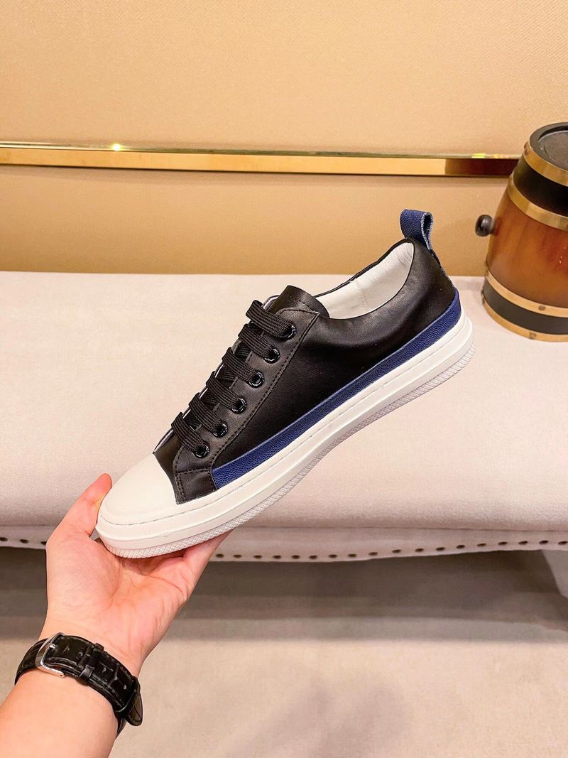 Fuguqi Little Bee Fashion Vielseitige Echtleder Weiß Herren Board Korean Edition Trendy Casual Schuhe_voghion.com