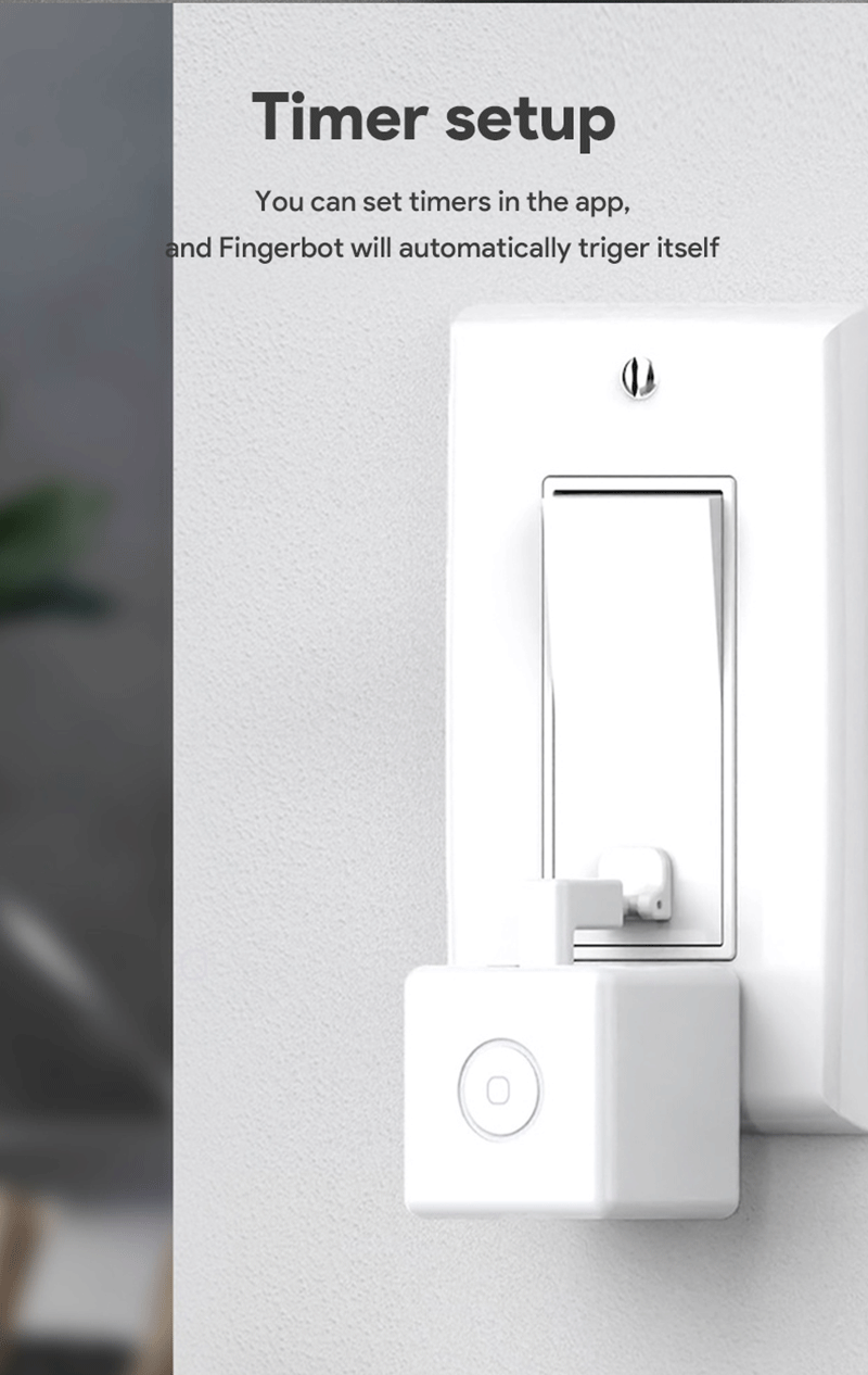 Tuya Bluetooth ZigBee Finger Bots Plus Schalter Taste Drücker Touch Arme Roboter Smart Leben App für Alexa Google Hause_voghion.com