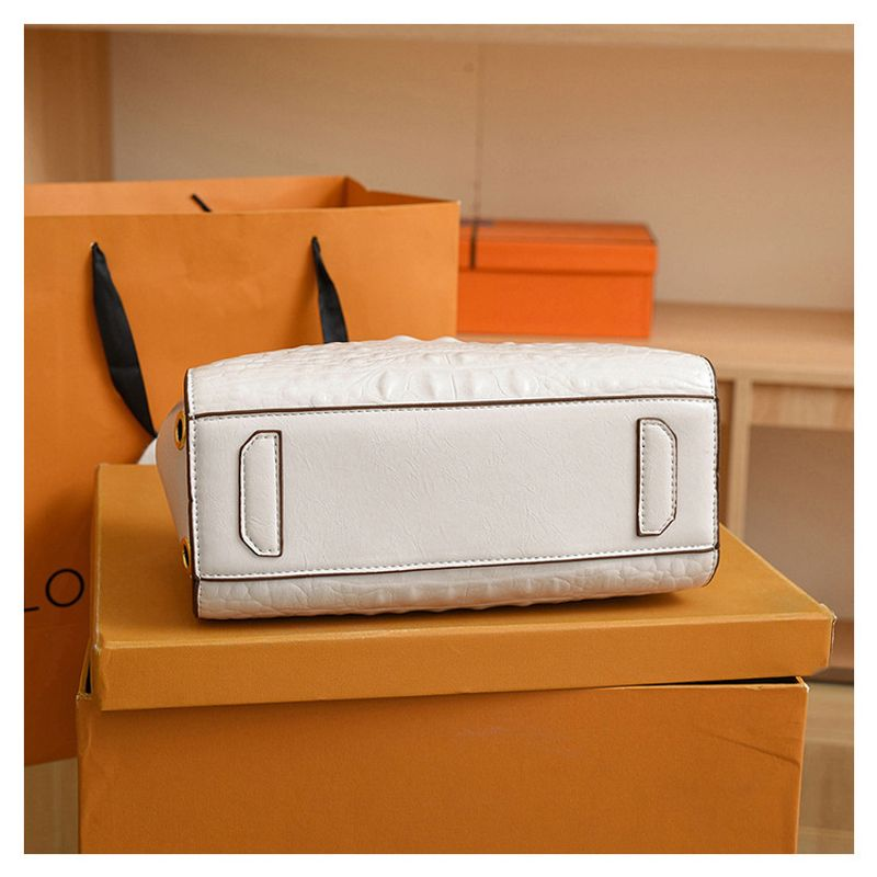 Mode Kokodil Muste Flut 2023 Neue Hohe Kapazität Tagbae Kleine Quadatische Tasche Vielseitig Beitband Eine_voghion.com