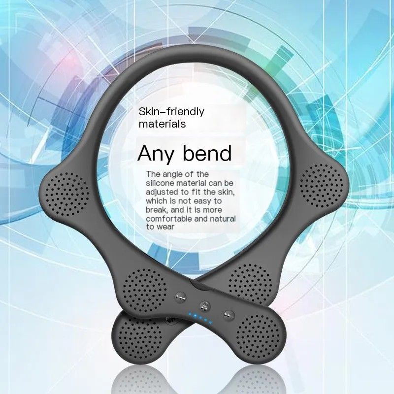 6 luidsprekers Hang Neck-stijl Bluetooth-luidspreker HIFI-stereogeluid voor sportief hardlopen, ondersteuning voor Micro SD-kaart_voghion.com