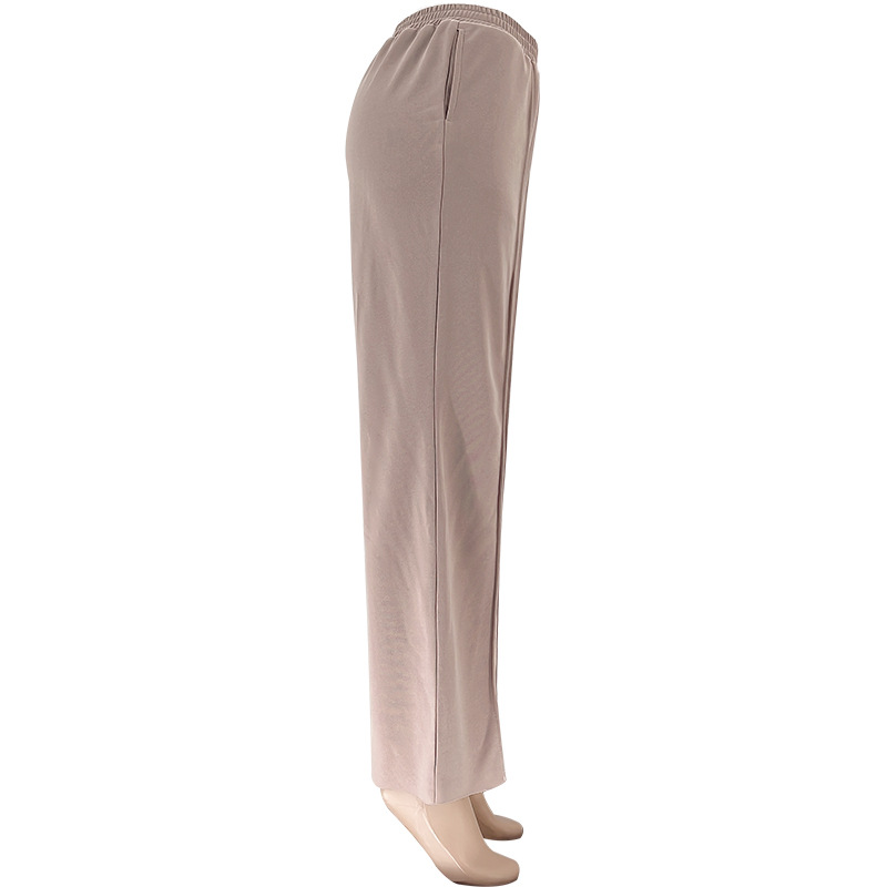 Women's solid color zipper double bag drawstring long sleeve shirt fashion casual long pantsuit_voghion.com