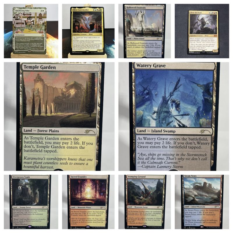 Coffret de 10 cartes de sorts fantastiques premium avec pochettes - Deck de combat épique pour jeux à domicile - Collection Créatures géantes et magie divine MTG_voghion.com