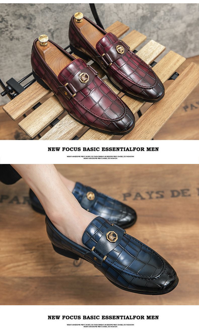 Neue Leder Herrenschuhe Weiche Sohle Rutschfeste Verschleißfeste Jugend Hochzeitsschuhe Business Büro Kleid Freizeitschuhe Trendy_voghion.com