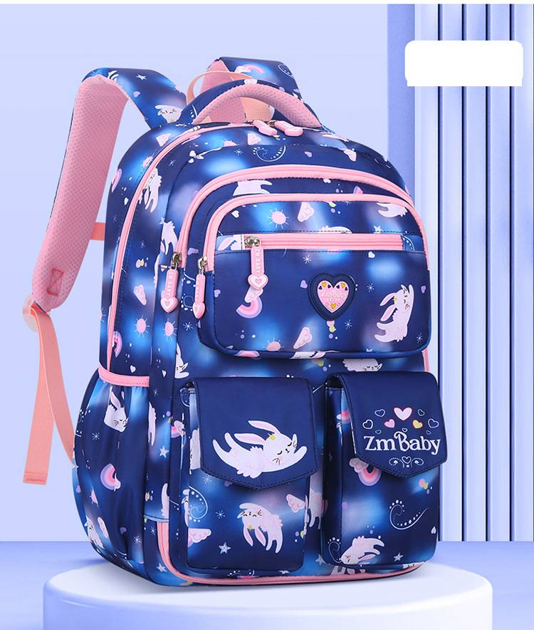 Nueva mochila para estudiantes de escuela primaria, mochila de dibujos animados para mujeres de grado 1-3-6, mochila para niñas con gradiente, mochila liviana para niños_voghion.com