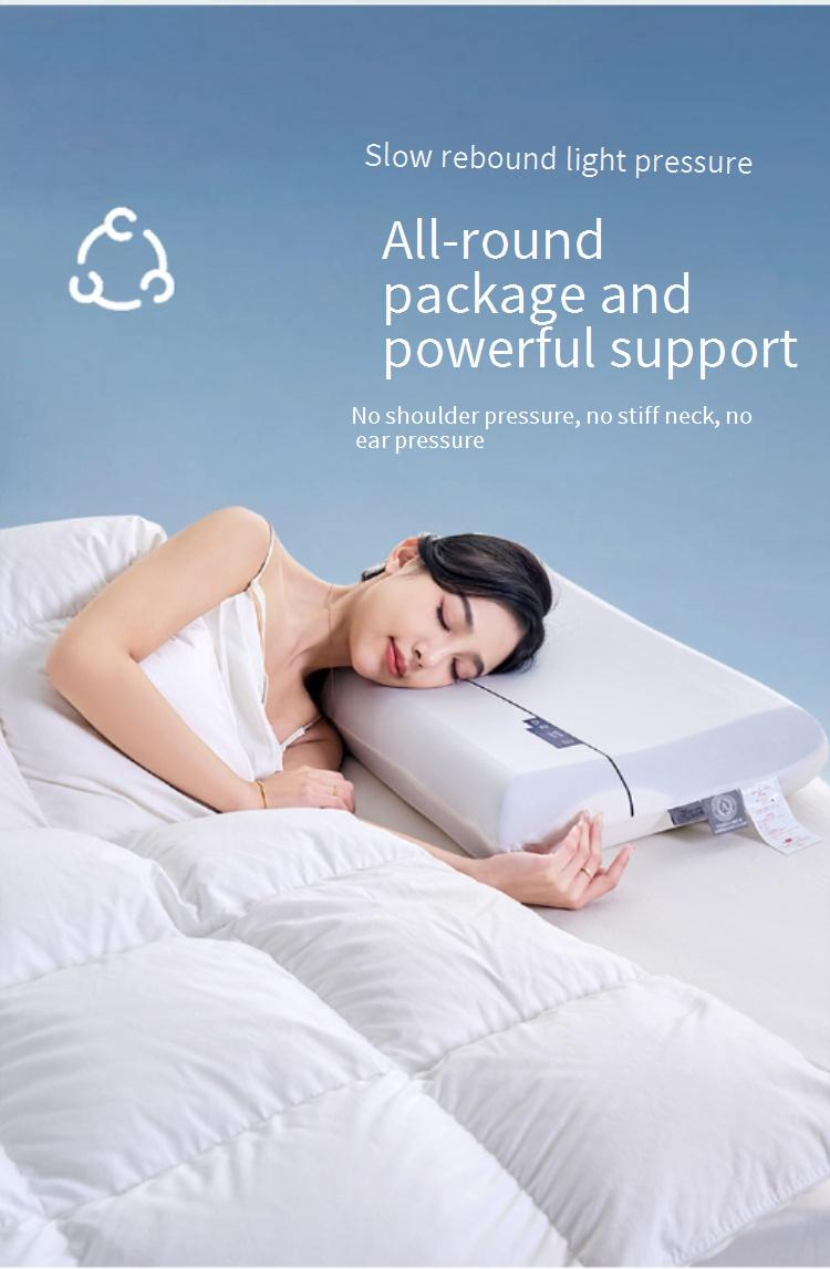Oreiller de couchage profond, oreiller cervical professionnel, oreiller en mousse à mémoire de forme, oreiller cervical latéral, aide au sommeil, oreiller d'hiver Core_voghion.com