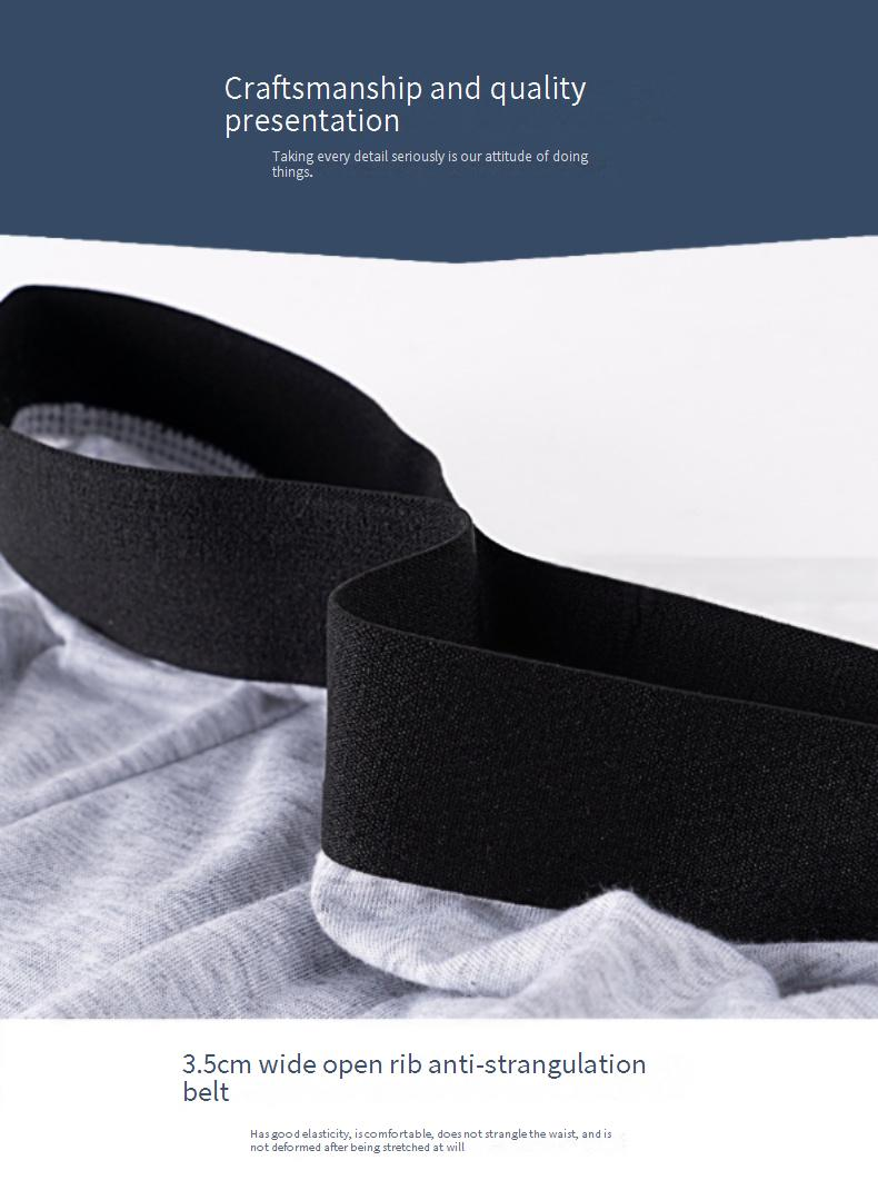 Sous-vêtements pour hommes, couleur unie, ceinture Minggen, coton élastique, sous-vêtements pour hommes, respirants, absorbants de la transpiration, pantalons rafraîchissants_voghion.com