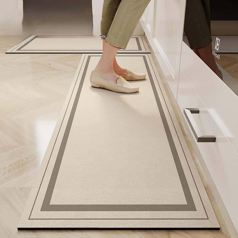 Kitchen Floor Mat Bathroom Anti Slip Mat Water Absorbing Quick Drying Diatom Mud Floor Mat_voghion.com
