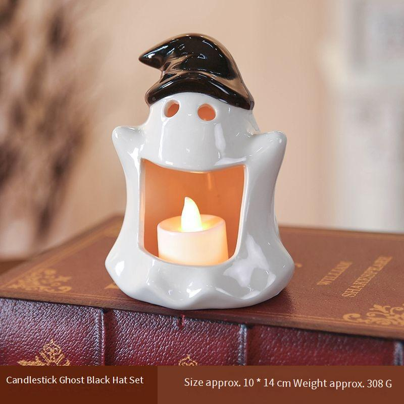 Halloween Glow-in-the-Dark Squishy Ghost & Pumpkin Toys For Kids – Stress Relief, Sensory Play, And Spooky Fun (Multiple Styles)_voghion.com