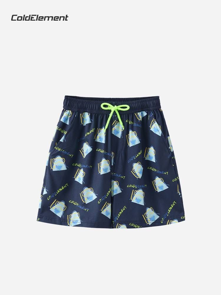 Costume da bagno per bambini con stampa di cartoni animati e protezione UPF - Rashguard a maniche corte e pantaloncini da bagno per ragazzi e ragazze_voghion.com