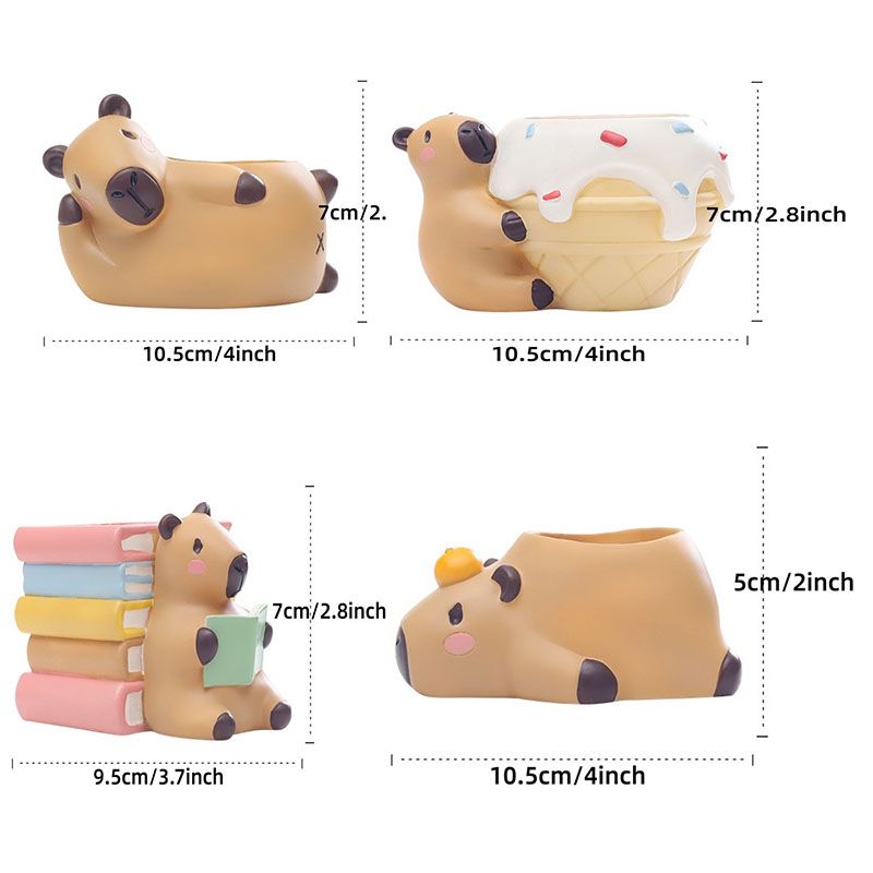 Vetplantenhars bloempot, decoratief ornament in cartoonstijl voor op het bureau, decoratie voor buitentuinen_voghion.com