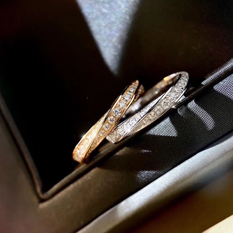 Anello di lusso alla moda con diamanti e corda intrecciata a forma di diamante in argento, nuovo di zecca, Zhuozhifan Jewelry_voghion.com