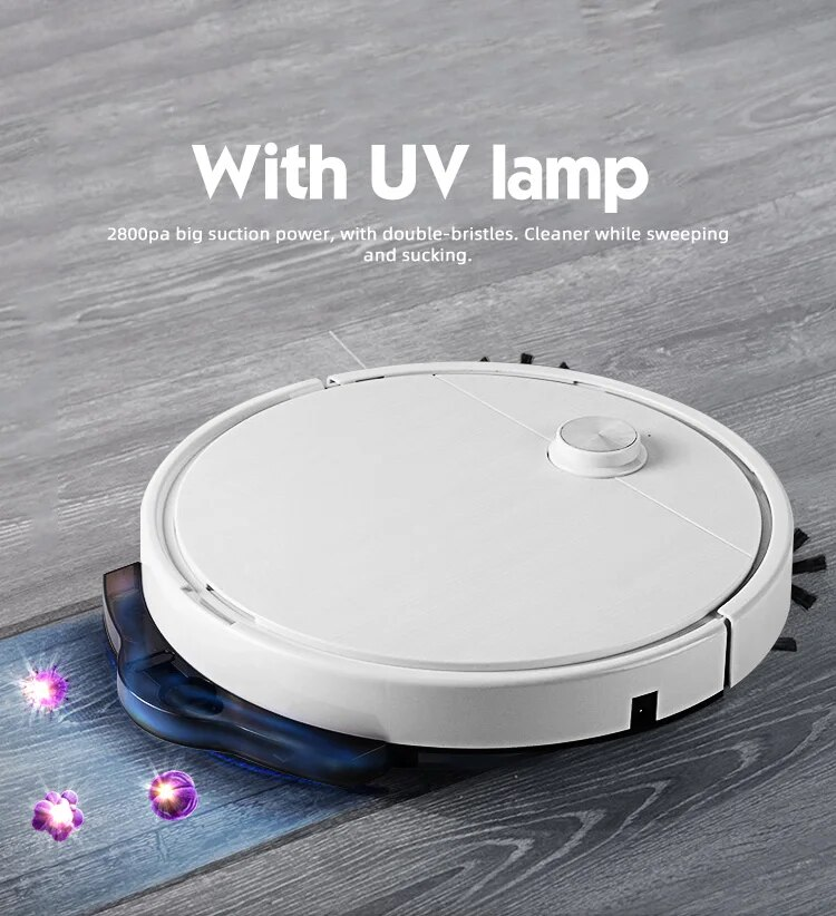 Robot aspirapolvere intelligente per uso domestico con telecomando 3 in 1, spazzatrice domestica a 360°, aspirapolvere per pavimenti asciutti e bagnati_voghion.com
