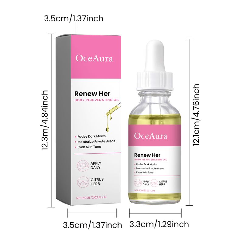 Oceaura Body Brightening Oil Can Repair Dull Skin, Moisturize And Lock Moisture, Brighten And Even Skin Tone_voghion.com