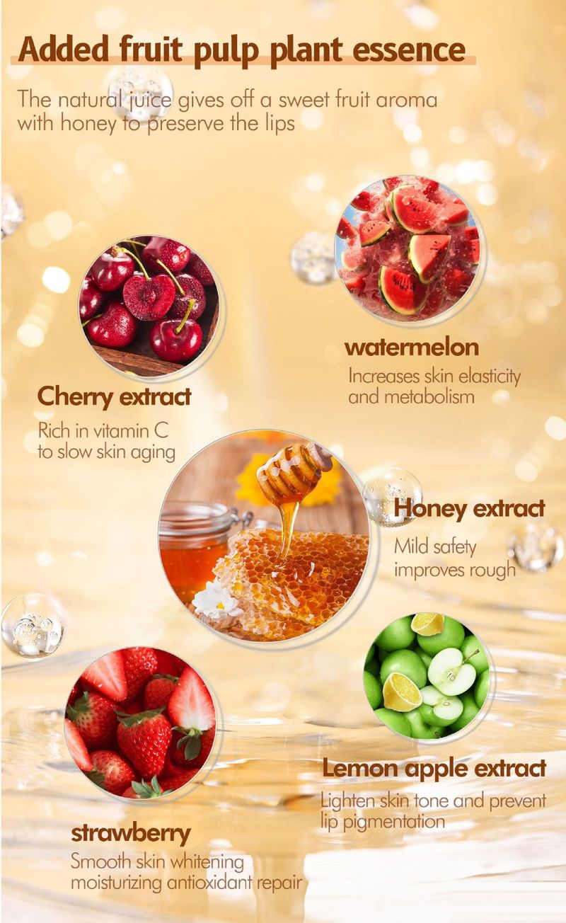 Love Lip Mask Explosive Strawberry Propolis Återfuktande läppmask Återfuktar och förbättrar läpplinjer_voghion.com