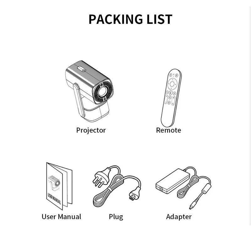 Proiettore portatile k2: 1080P, supporto 4K, Android 11.0, WiFi/Bluetooth, batteria a lunga durata, messa a fuoco automatica e Keystone_voghion.com