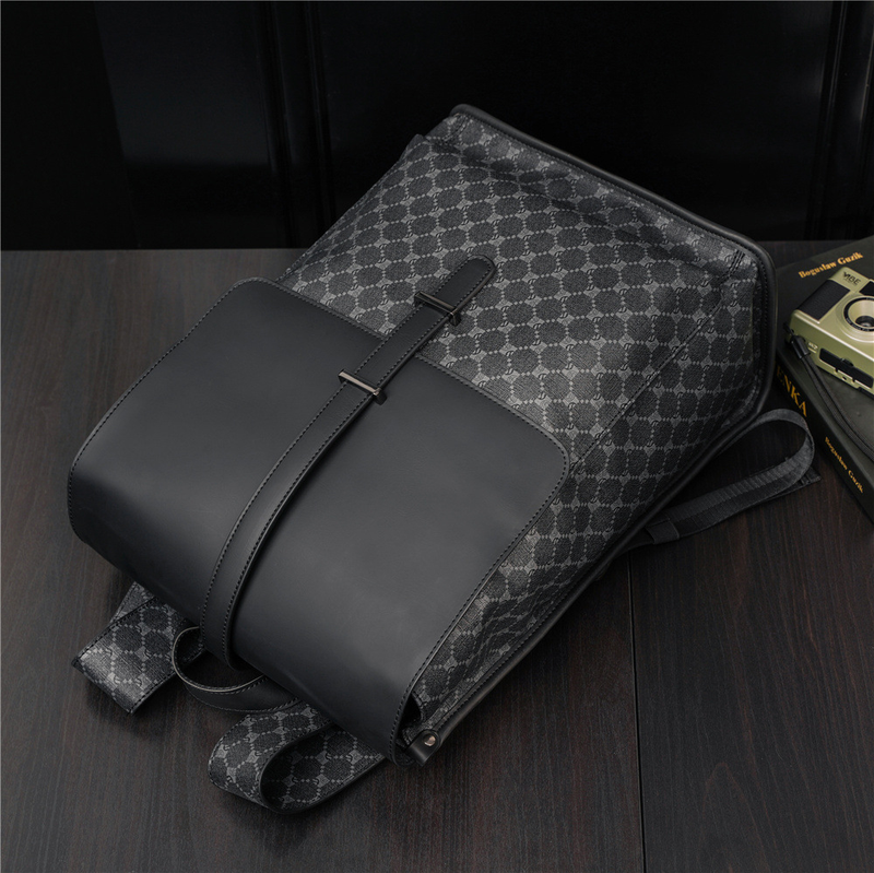 2025 Men's Stylish Backpack - Waterproof 14-17" Laptop Bag, Large Anti-Theft Daypack For College, Gym, Work, Smooth Zipper, Black_voghion.com