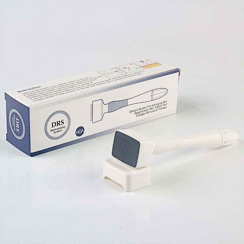 Adjustable Needle Length DRS 140 Stainless Steel Needle Derma Roller Stamp Microneedle For Skin Care_voghion.com