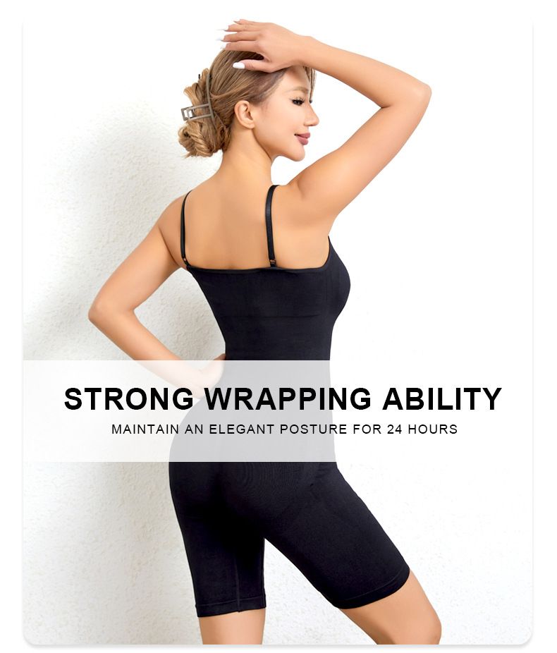 Novo Bodysuit Plus Size Sem Costura Apertado Modelador Feminino Corpete Cinta Perna Plana Modelador Corporal_voghion.com