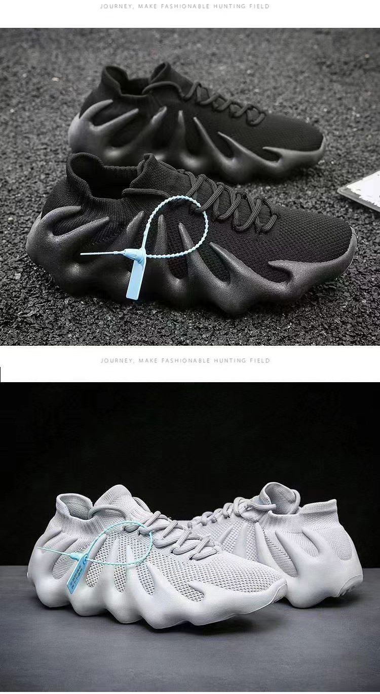 Mænds og kvinders sokker Sko 450 Trendy Sko Sommer 2023 Stil Octopus Åndbar Mesh Flyvende Vævet Løbe Sneakers_voghion.com