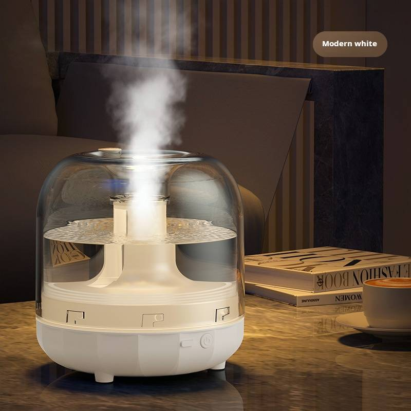 RYYD Art Glass-Luftbefeuchter – Automatische Luftfeuchtigkeit|Farbige Beleuchtung|Großer Sprühnebel_voghion.com