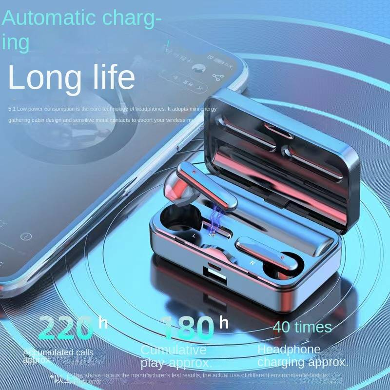 Mirror S20 wireless bluetooth headset s20 mini binaural invisible small 5.1 in-ear sports listening to songs game mobile phone_voghion.com