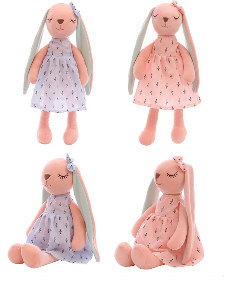 Easter Bunny Doll An'an Rabbit Children's Gift Soothing Doll Doll Super Soft Plush Toy_voghion.com