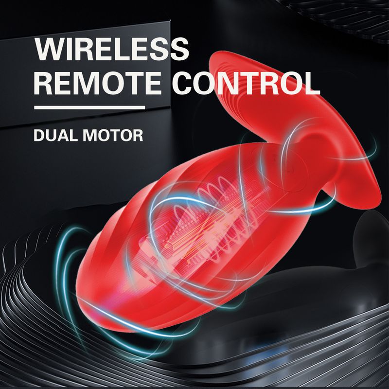 Afstandsbediening vibrator draagbare vibrerende anale plug prostaat massager mannelijke en vrouwelijke masturbator vibrator seksspeeltjes_voghion.com