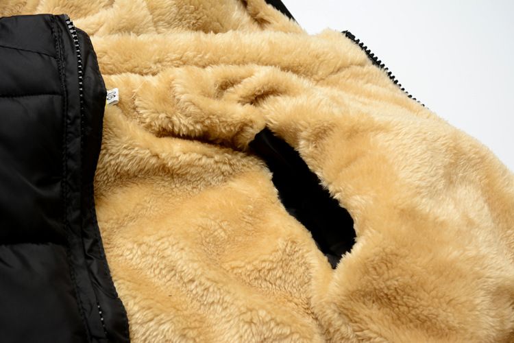 Kids Fleece-lined Hooded Jacket - Soft & Warm Winter Coat For Boys & Girls (90-130cm) - Red/Green/Black/Navy/Caramel/Royal Blue_voghion.com