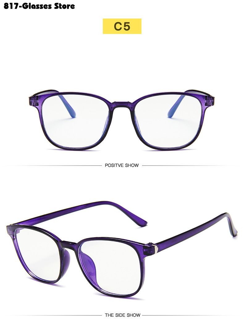 Neu eingetroffen Blaulichtfilterbrille Computerbrille Großer Rahmen Anti-Strahlung für Männer und Frauen_voghion.com