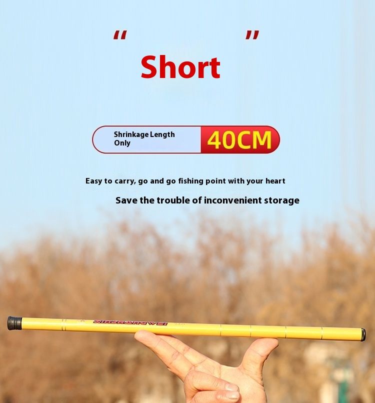 Mini Short Hand Ultra Thin Stream Shrimp Small Fish Fishing Rod Children's Set_voghion.com
