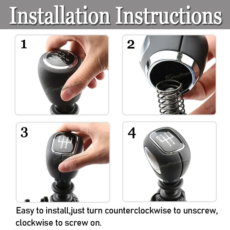 For Chevrolet Chevy Cruze 2009-2015 Car 5/6 Speed Manual Transmission Gear Shift Knob Head Ball Lever Shifter_voghion.com