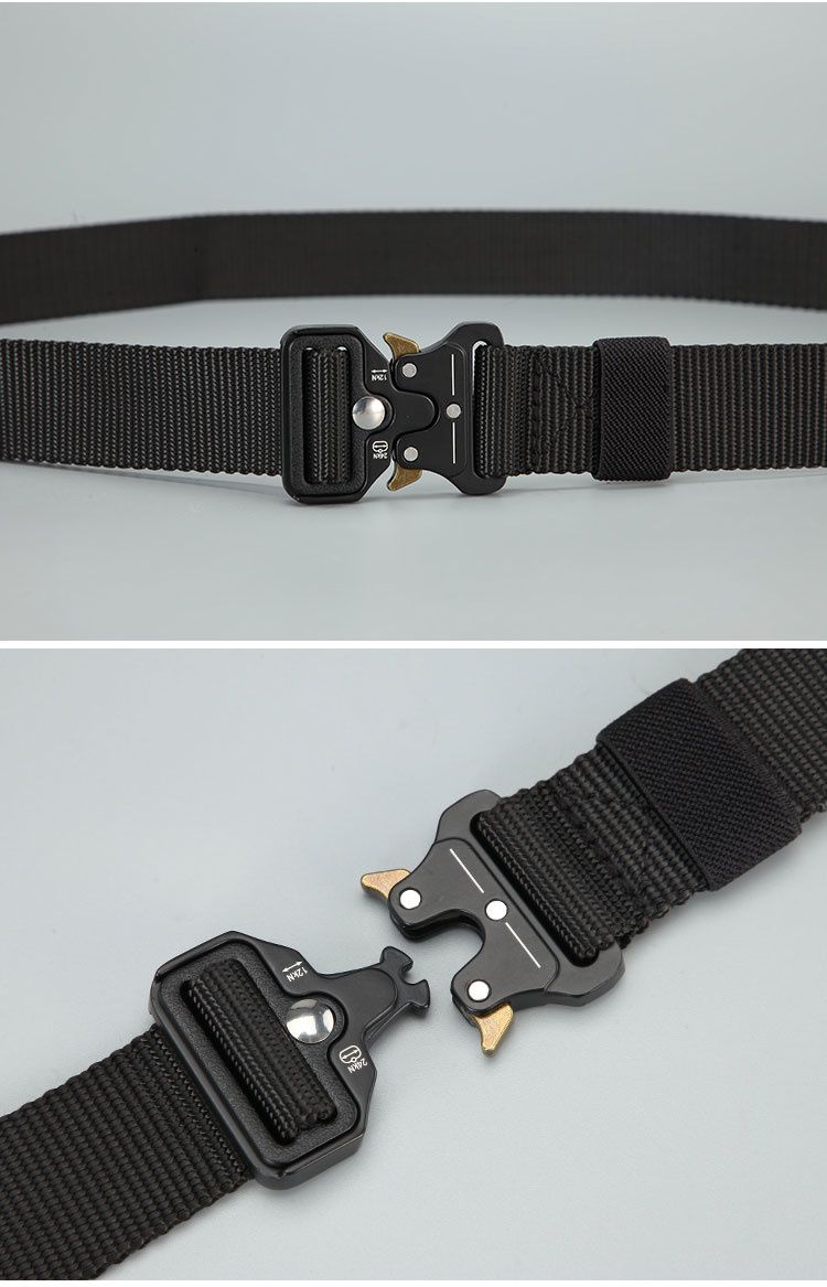 HOT FRALU outdoor hunting metal tactical multi-function alloy buckle high quality Marine Corps canvas belt for men_voghion.com