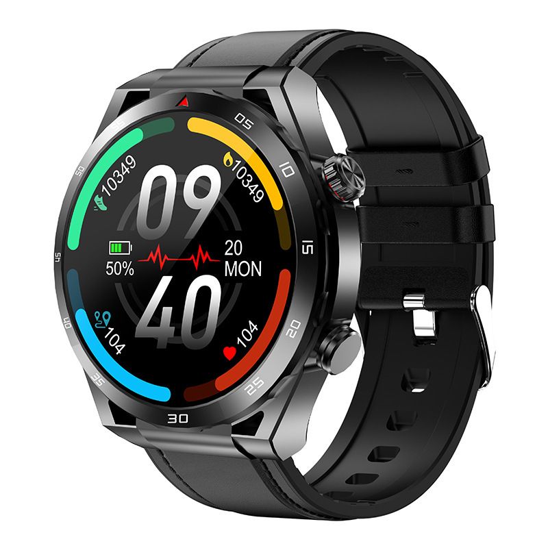 New ET450 Smartwatch With Glucose, Body Temperature, Heart Rate, Blood Pressure, ECG, Electrocardiogram Function, Ultra_voghion.com