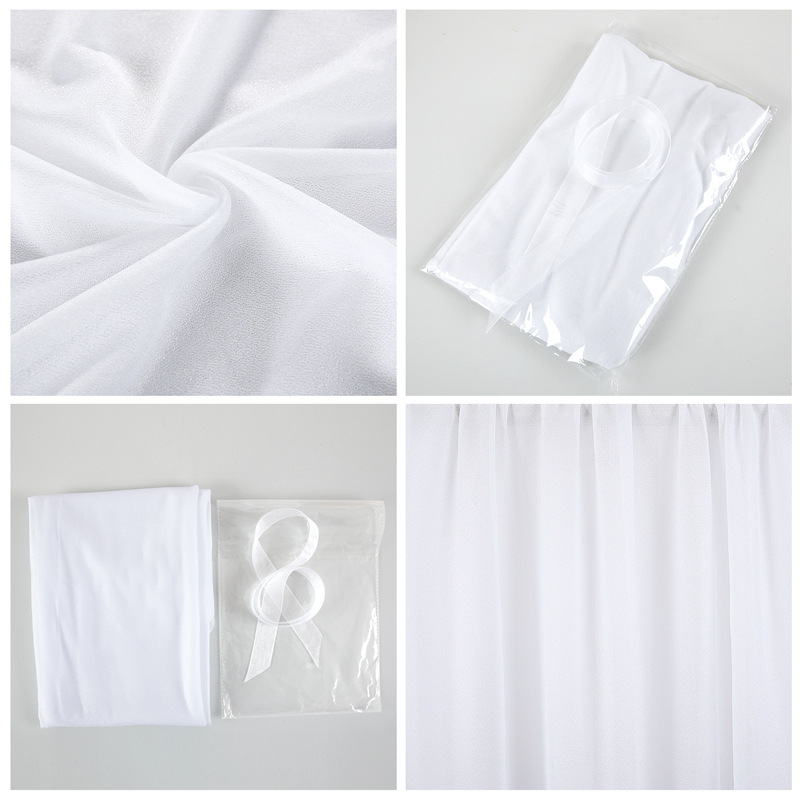 Tischfahne, Hochzeitsdekoration, Szene, Weihnachtslicht, Luxus-Gaze-Vorhang, Tischdecke, Perlen-Chiffon, Hochzeitsdekoration, Tischset_voghion.com