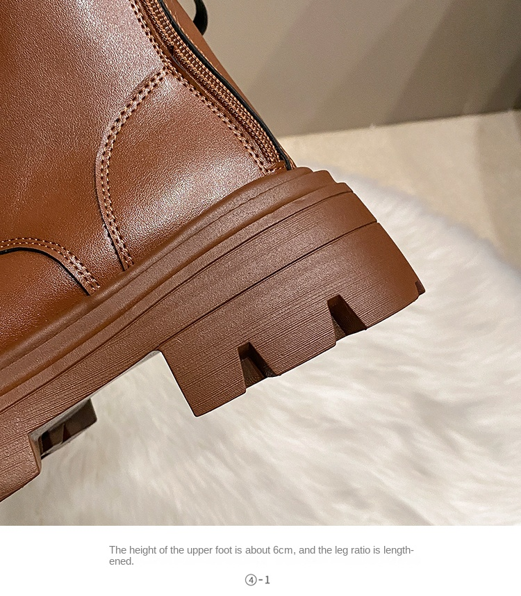 Leisure Fashion New Women's Ankle Pu Leather Boots Short Top Shoes_voghion.com
