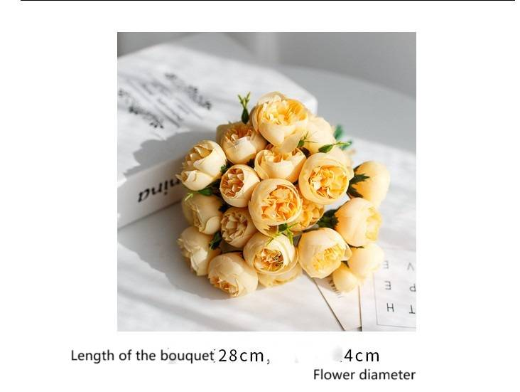 Pfingstrose Blumenstrauß Simulation Blumenstrauß Home Dekoration Blumenarrangement Ornamente Künstliche Blumen Simulation Blumen Realistische Dekoration_voghion.com