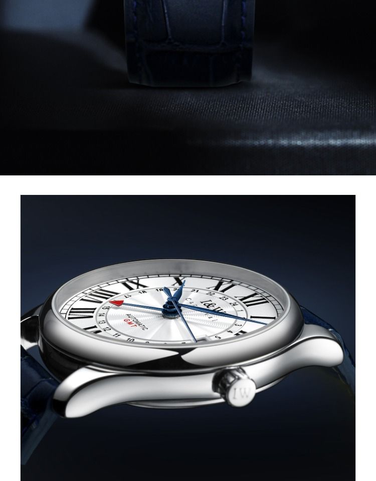 Carnival Brand IW High-End Series Luksusowy zegarek mechaniczny z szafirowym mechanizmem MIYOTA dla mężczyzn, moda, automatyczna data, zegarki męskie_voghion.com