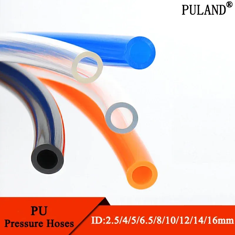 2/5/10 meetrit 8 mm, 6 mm, 4 mm, 10 mm õhuvoolik, pneumaatiline toru, PU voolikud, 12 mm, 14 mm kompressori jaoks, polüuretaanist torud 8x5 mm_voghion.com