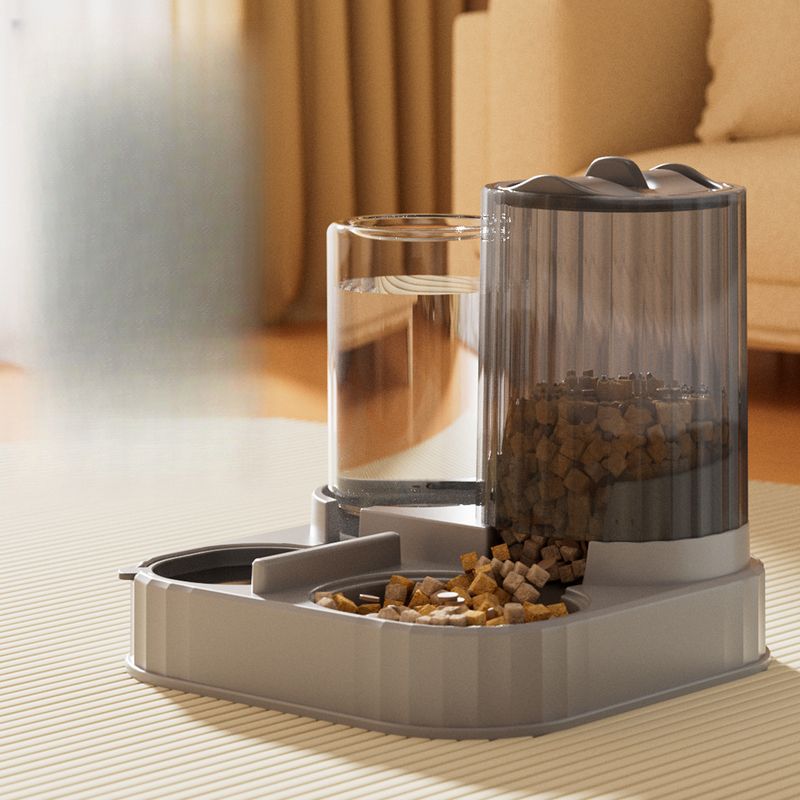 New Automatic Feeder Dog Dish 2-in-1 Water Dispenser Cat Bowl Pet Supplies_voghion.com