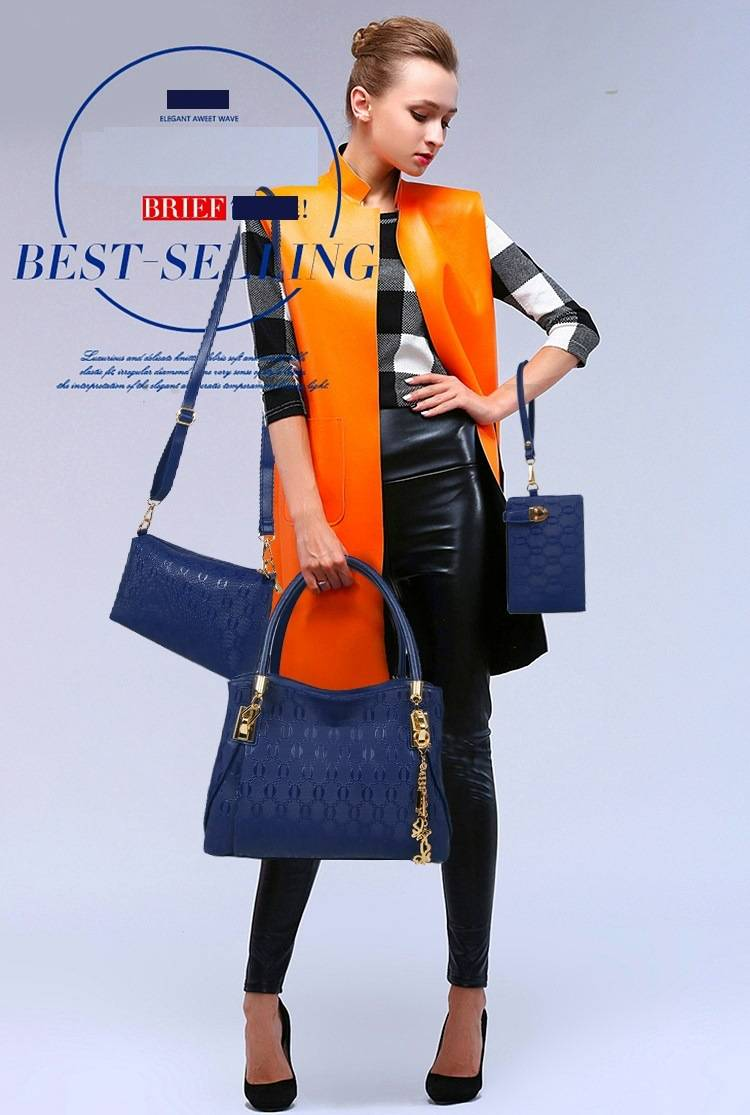 3-teiliges Set Vintage Fashion Schulter-Umhängetasche - Hochwertige, stylische Handtasche mit drei vielseitigen Optionen_voghion.com