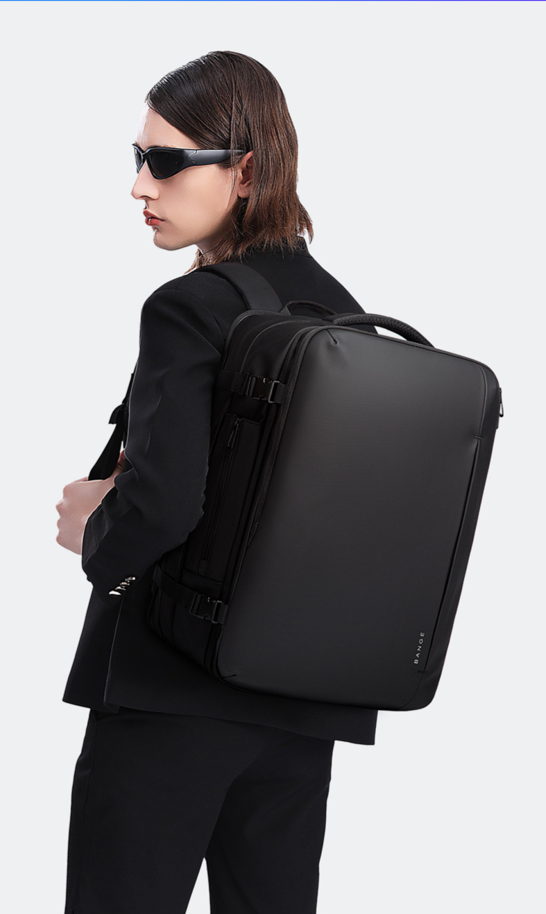 Backpack Men's Large Capacity Business Leisure Travel Waterproof Computer Backpack Expandable Men's Bag_voghion.com