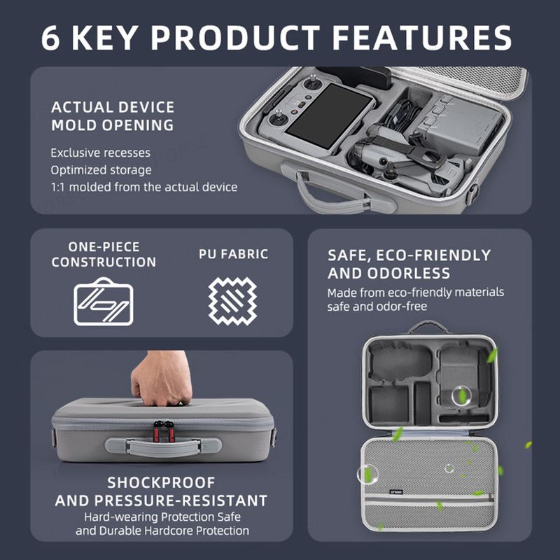 STARTRC Drone Shoulder Storage Bag Waterproof Protector Shell Box Travel Carrying Case For DJI Mini 5 Pro Accessories_voghion.com