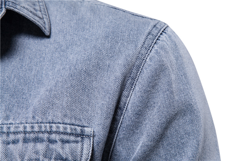 2021 primavera e outono nova jaqueta masculina na moda casaco casual lavagem denim topo_voghion.com