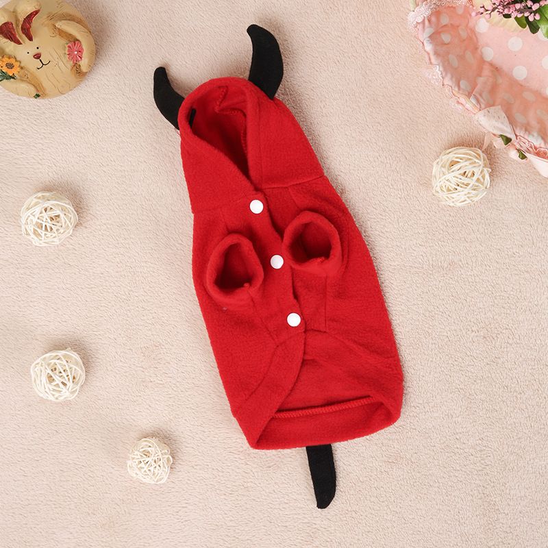 Teddy Poodle Pet Demon Transformation Outfit Two-Legged Autumn Winter New Dog Clothes_voghion.com