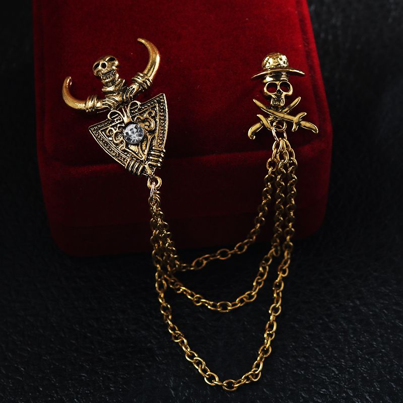 Spilla in lega retrò da uomo e da donna, spilla con distintivo, gioielli da uomo_voghion.com